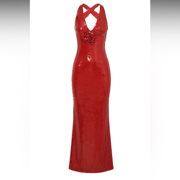 Meshki Eliza Rose Sequin Maxi Dress - Picture 2 of 8